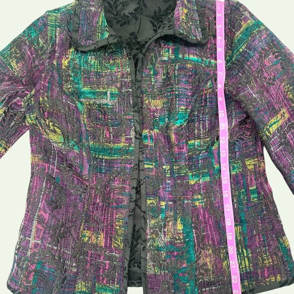 Christopher & Banks Reversible Tapestry Jacket - Picture 2 of 7